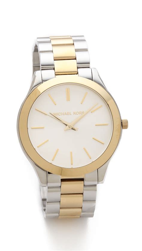 michael kors mini slim runway watch silver|michael kors watch mk8507.